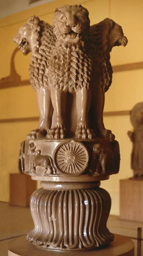 Ashoka Lion Capital at Sarnath Museum